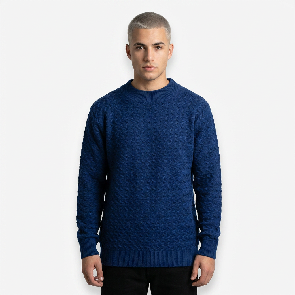 Sweater grueso texturizado