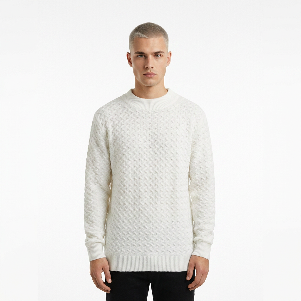 Sweater grueso texturizado