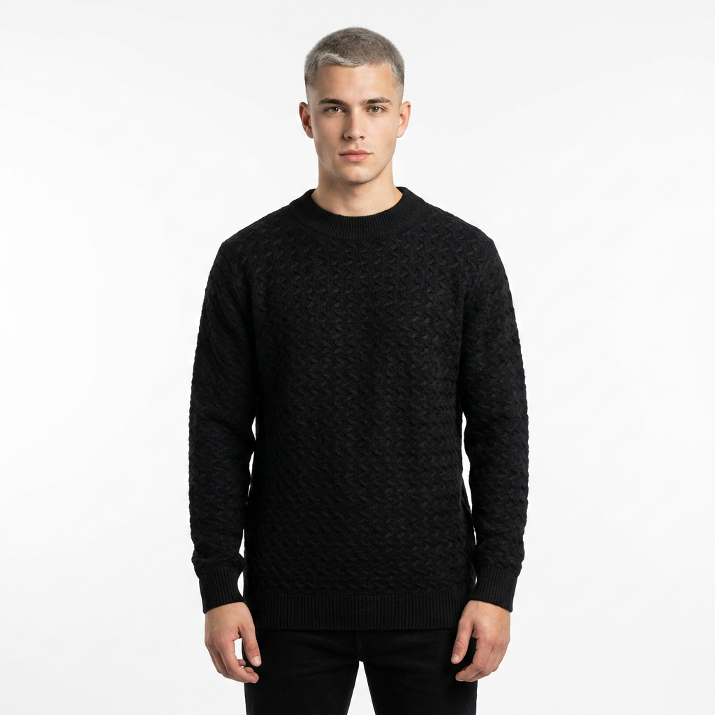 Sweater grueso texturizado