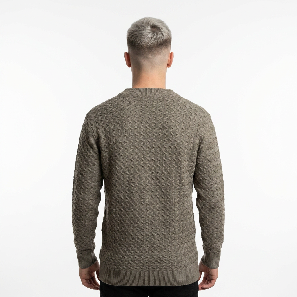 Sweater grueso texturizado