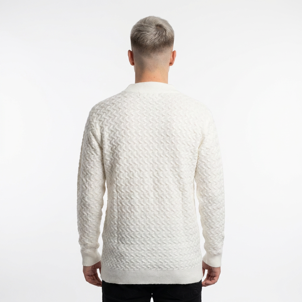 Sweater grueso texturizado
