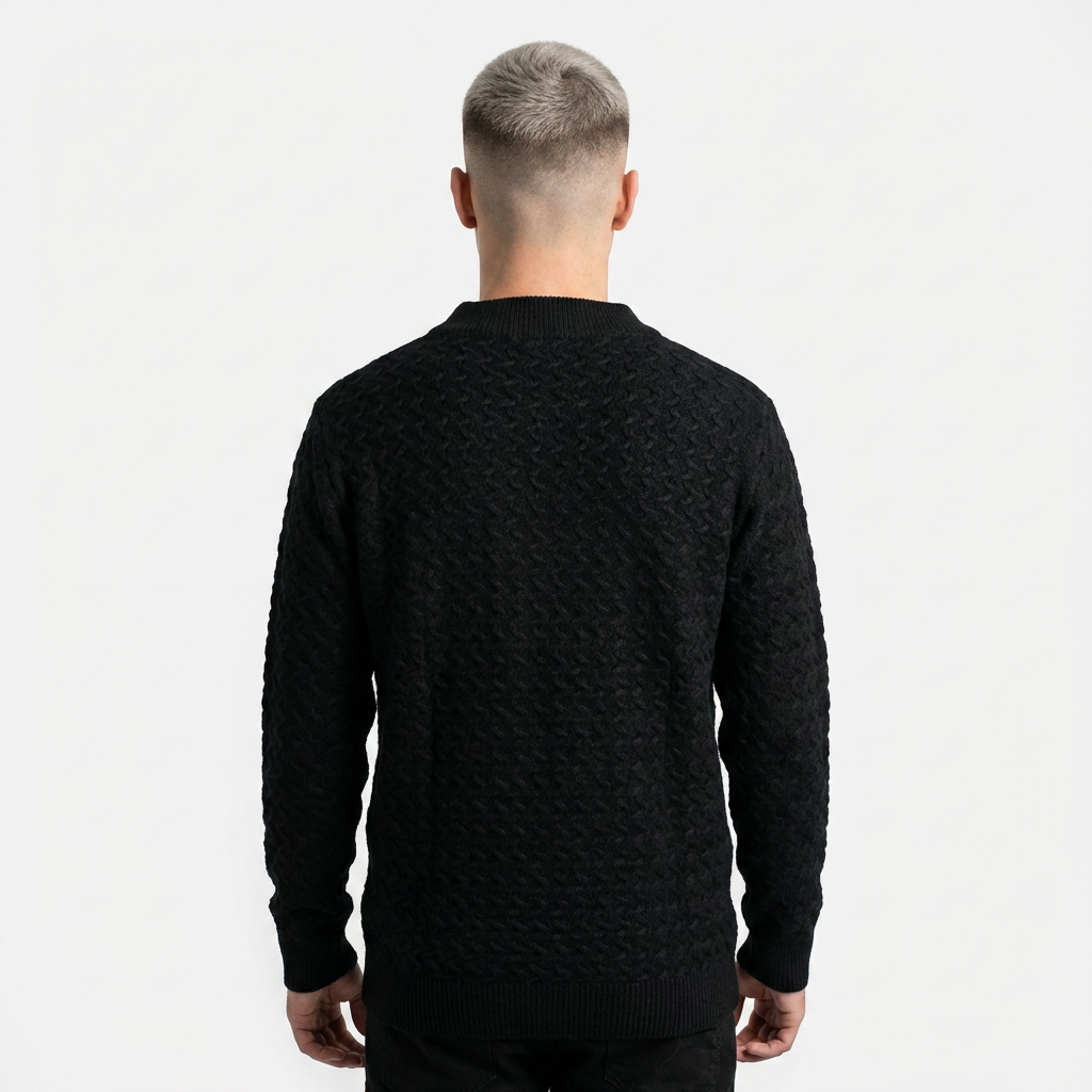 Sweater grueso texturizado