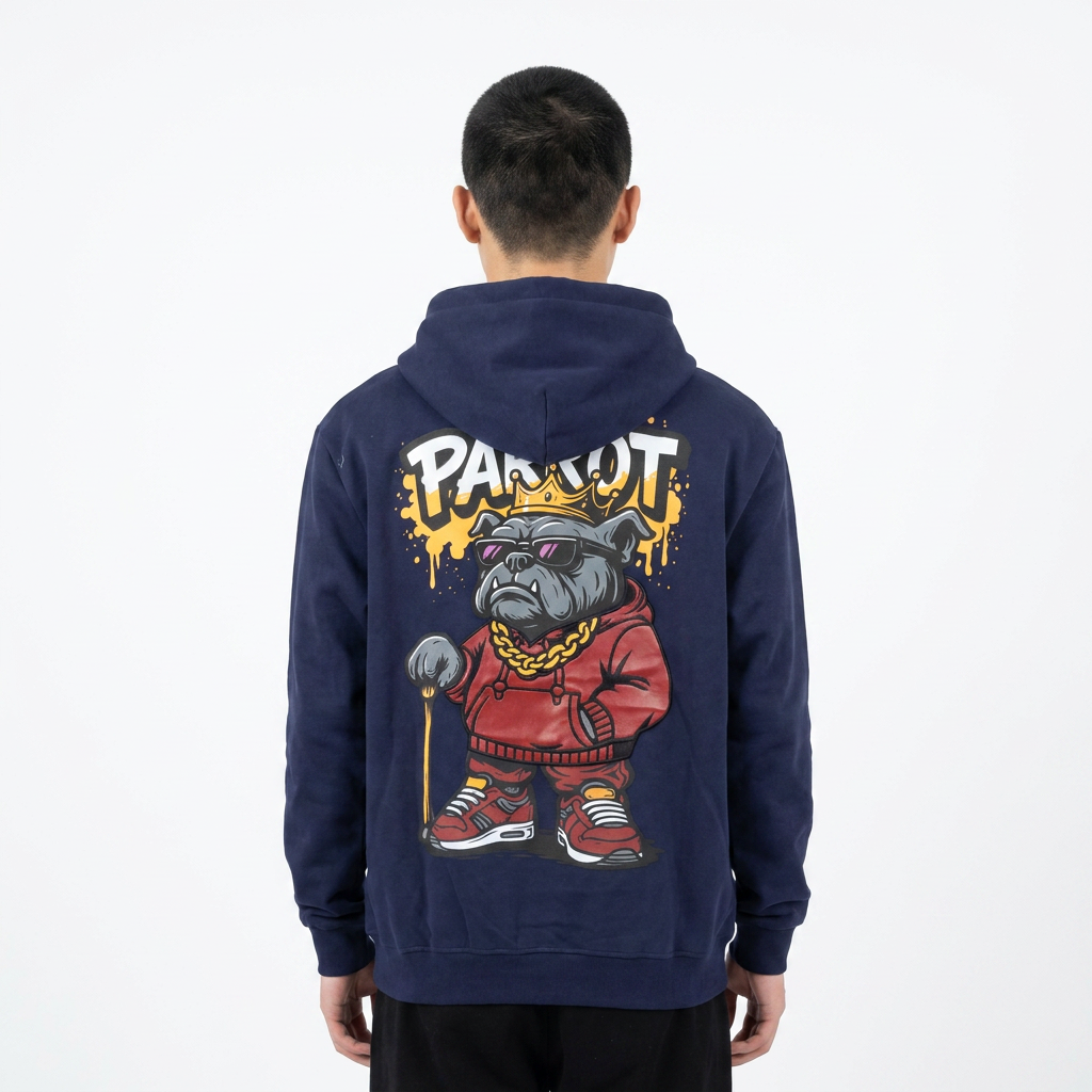 Hoodie Bulldog Parrot