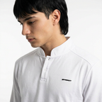 Polera manga larga cuello mao