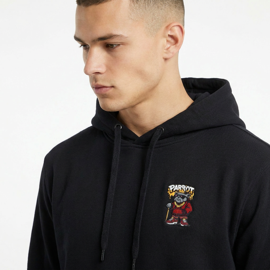 Hoodie Bulldog Parrot
