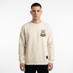 Polerón cuello polo redondo