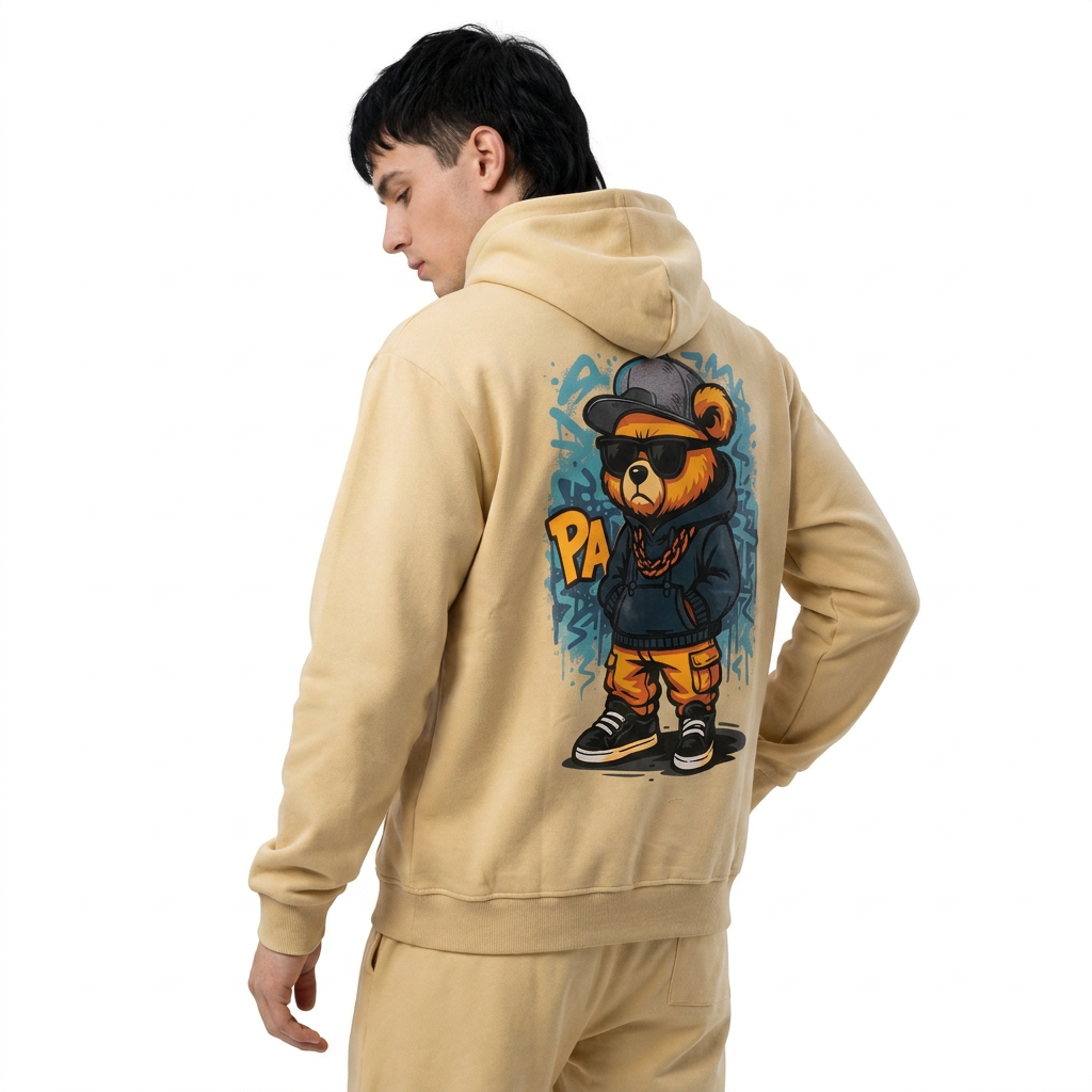 Conjunto buzo y polerón oso Parrot