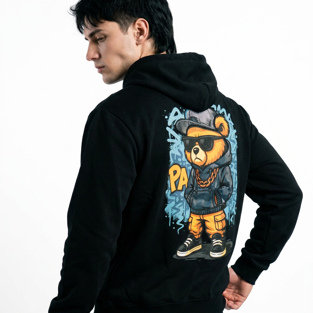 Conjunto buzo y polerón oso Parrot